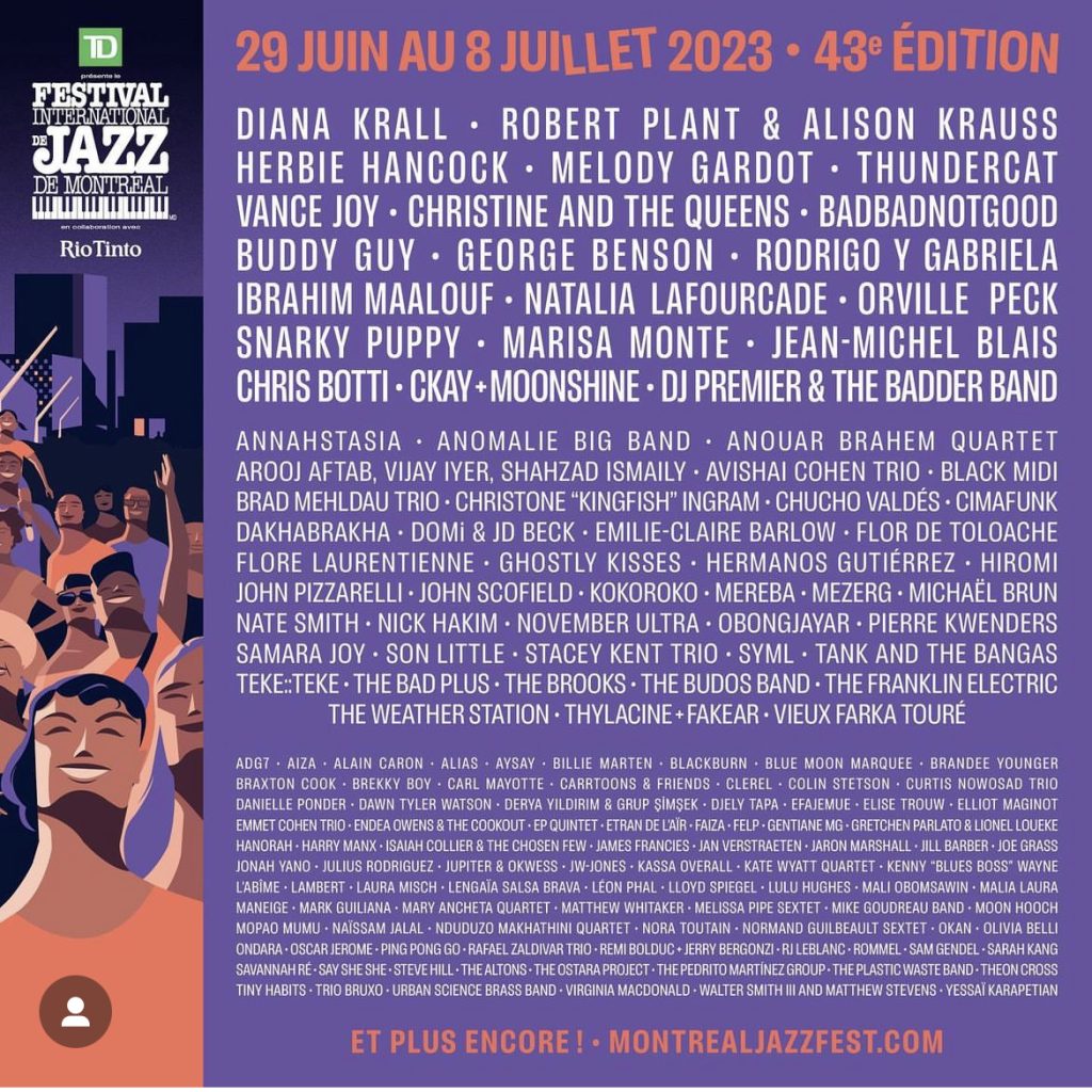 Festival du Jazz - Montréal - 2023