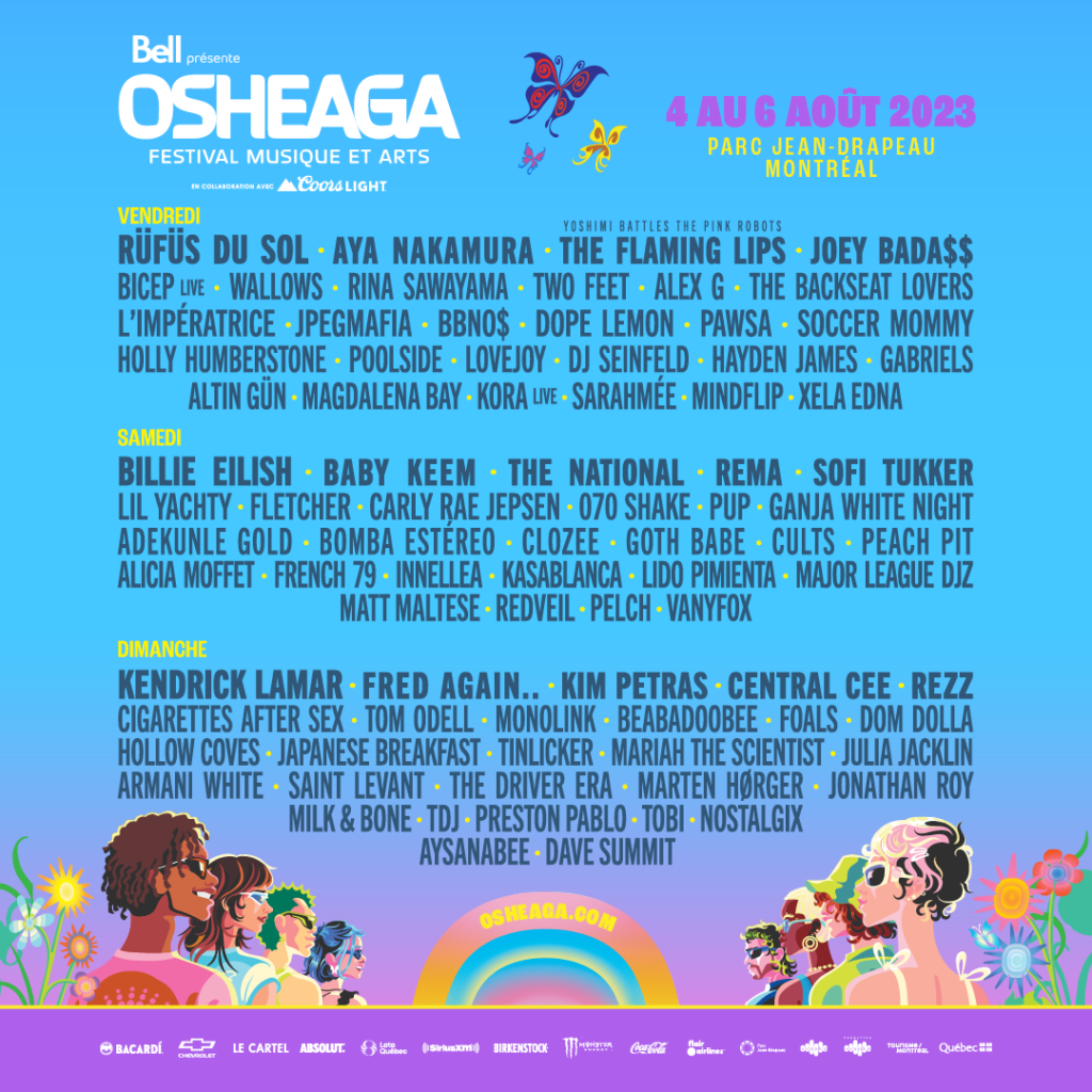 Osheaga Montréal - musique - 2023