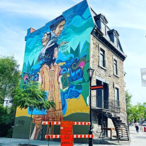 Murale - Montréal - quartier latin - juin