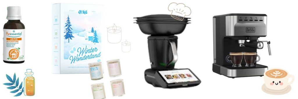 idées de cadeaux de Noël - cuisine et maison